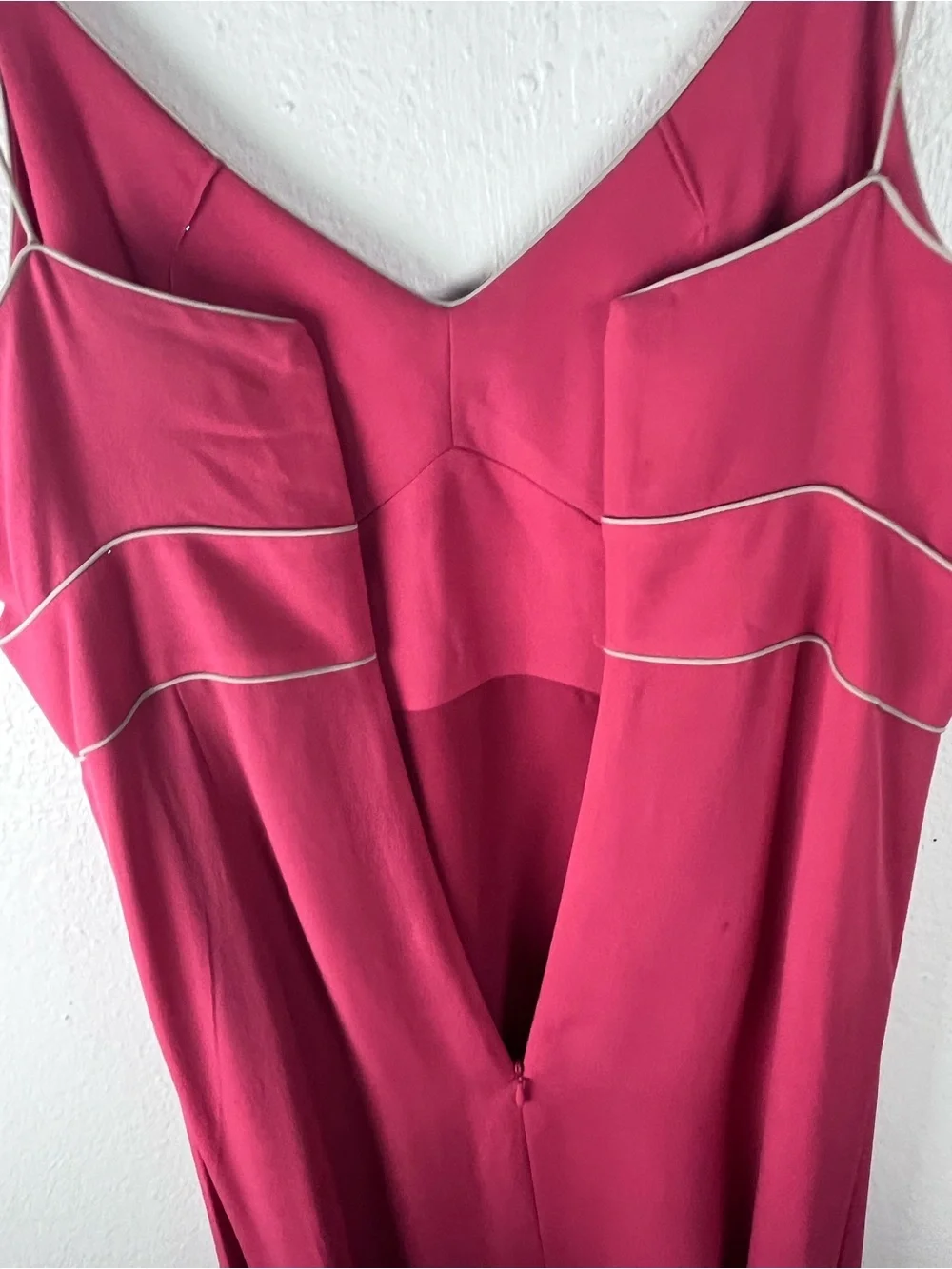 J. CREW 100% Silk Coral Back Zip Closure Swing Dress Size 8 Party Preppy Casual